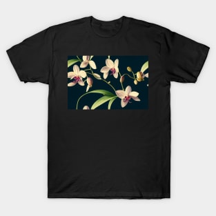 Botanical Drawing of an Orchid T-Shirt